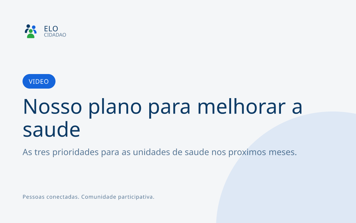 Confira nosso plano para melhorar a saude